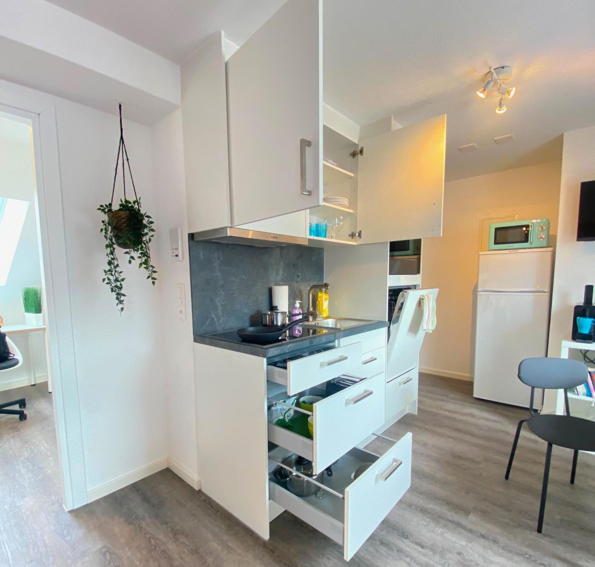 Ruhige, Neue Dachwohnung An Altstadt, Naehe Messe 圣加仑 外观 照片
