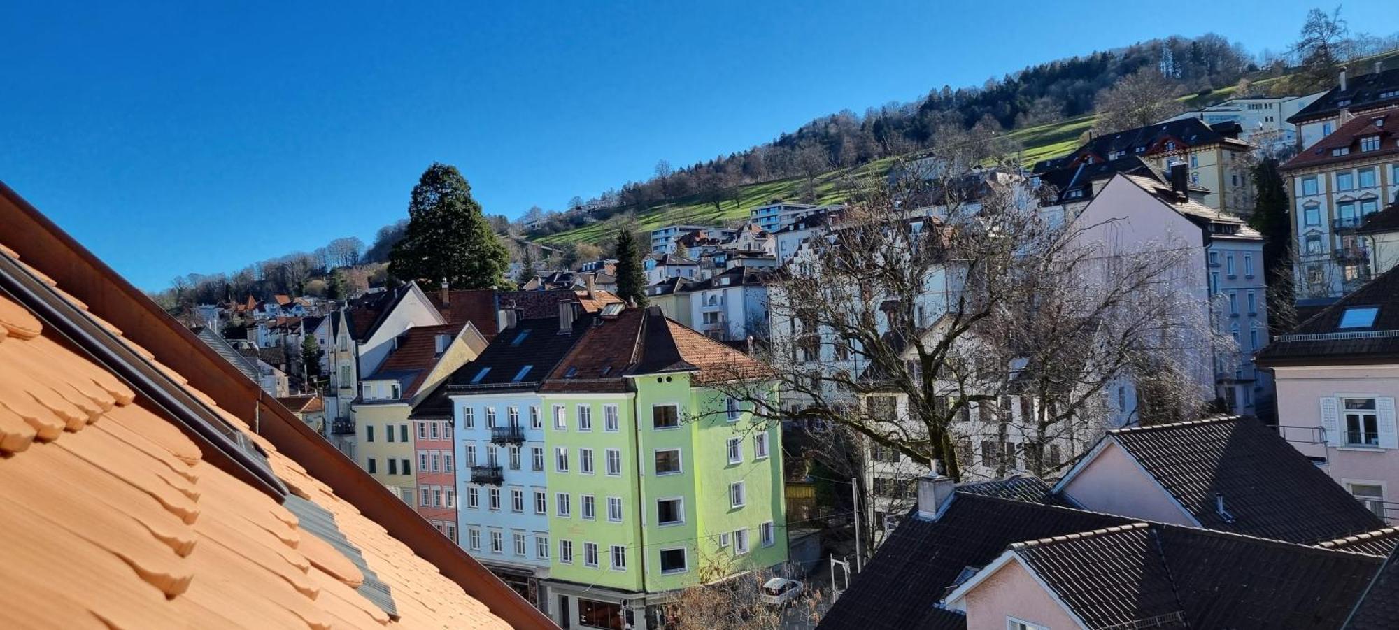 Ruhige, Neue Dachwohnung An Altstadt, Naehe Messe 圣加仑 外观 照片